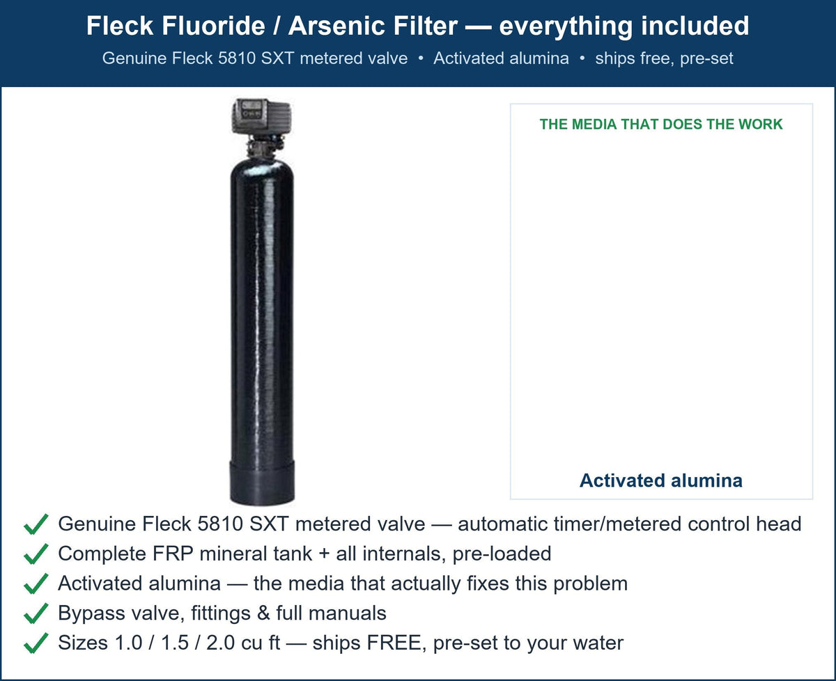 Fleck Fluoride Filter