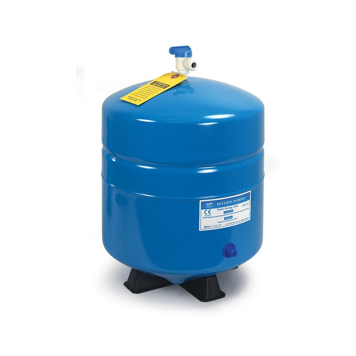 NSF 3.2 Gallon Capacity Blue RO Storage Tank — NSF-3.2-SC, =NSF 3.2 Capacity Tank RO Assembly Blue, NSF-3.2-SC