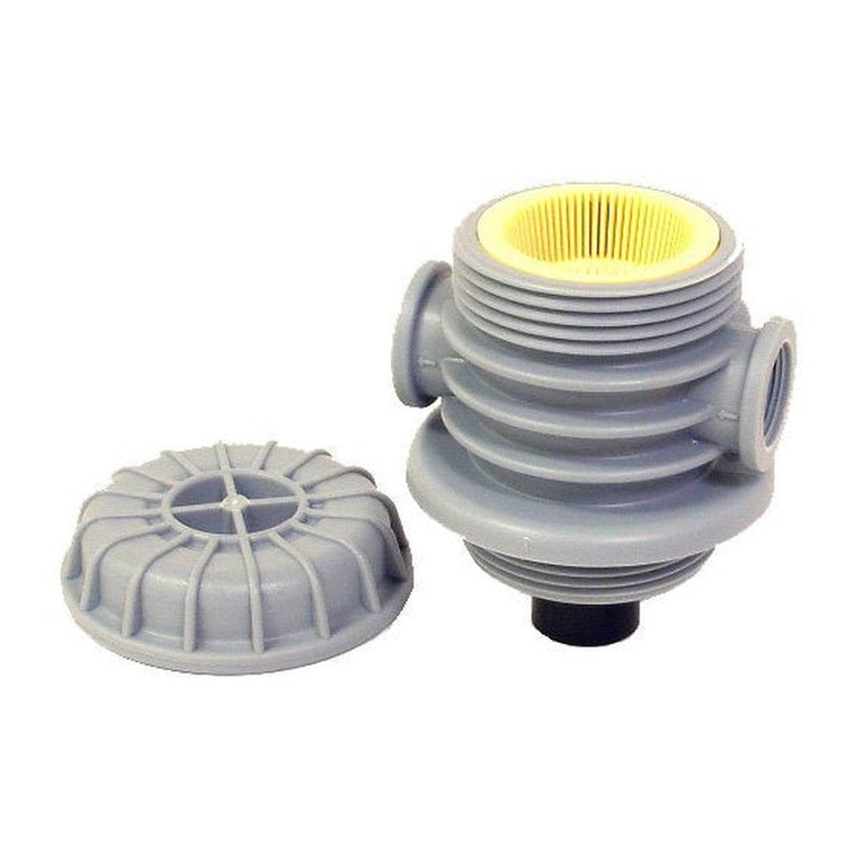 Plastic distributor head 3/4 inch with 1.05 distributor — HEAD-07-GRAY, Plast Dist Head, 3/4 W/1.05 Dist, HEAD3/4G
