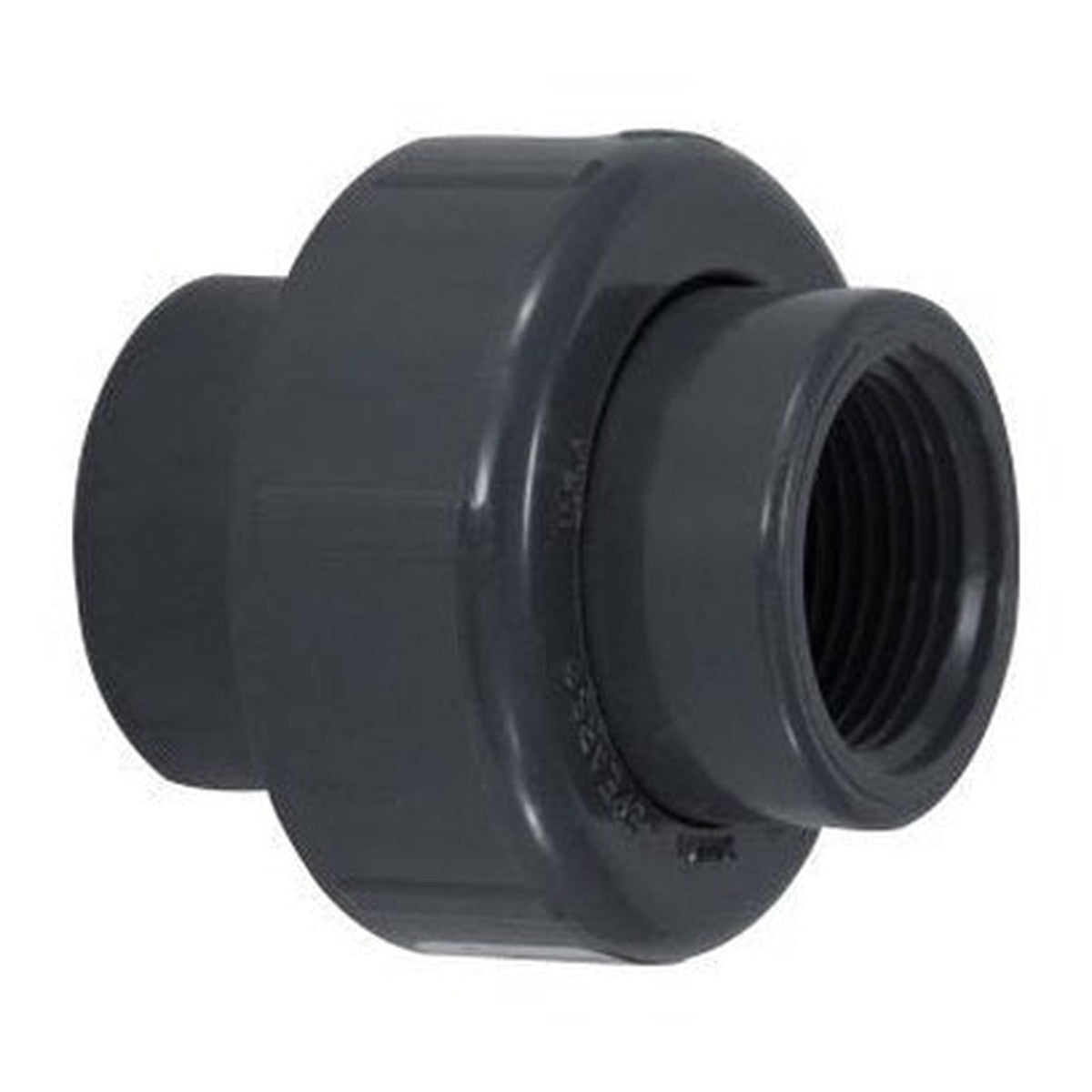 3/4" PVC True Union SXS Valve — PVC07U-80S, 3/4" True Union SXS, 3857S507
