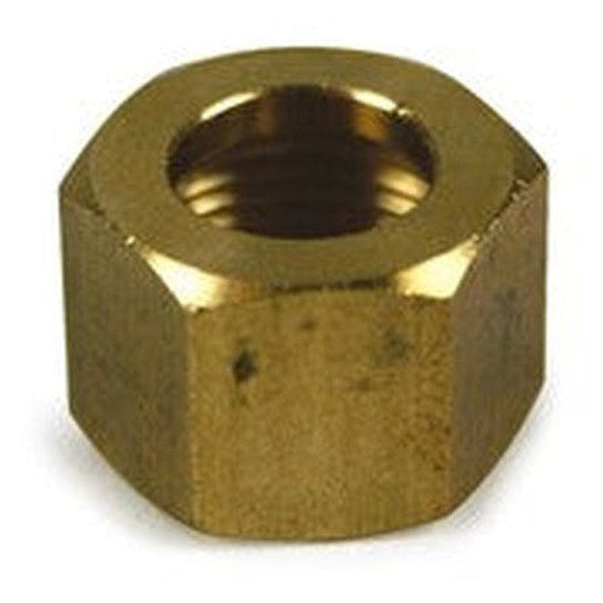 Midland Metal Mfg Brass Nut 3/8 Pipe Fitting