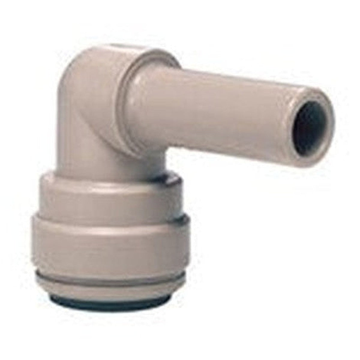 John Guest Plug-In Elbow, TxStem, 1/4"