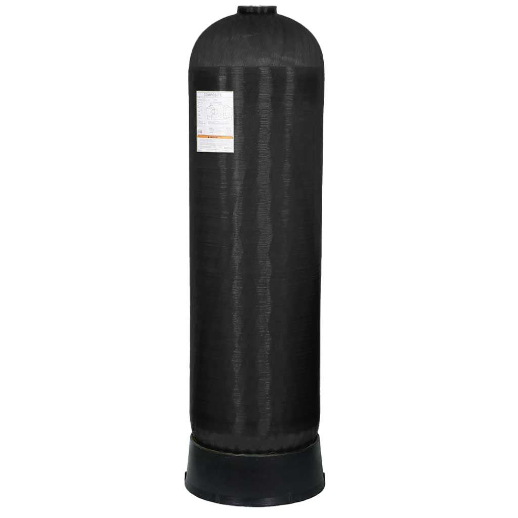 16x65 inch mineral tank with 4-inch top opening — PT1665-C-4, Min Tank, 16x65 Char Polyglass w/4 Top, CH30912-03010203-30