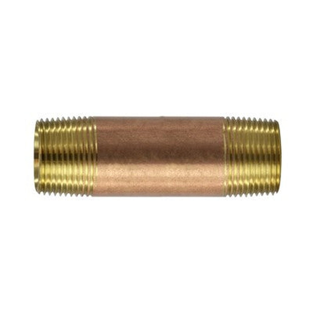 Brass Nipple, 1" x 2"