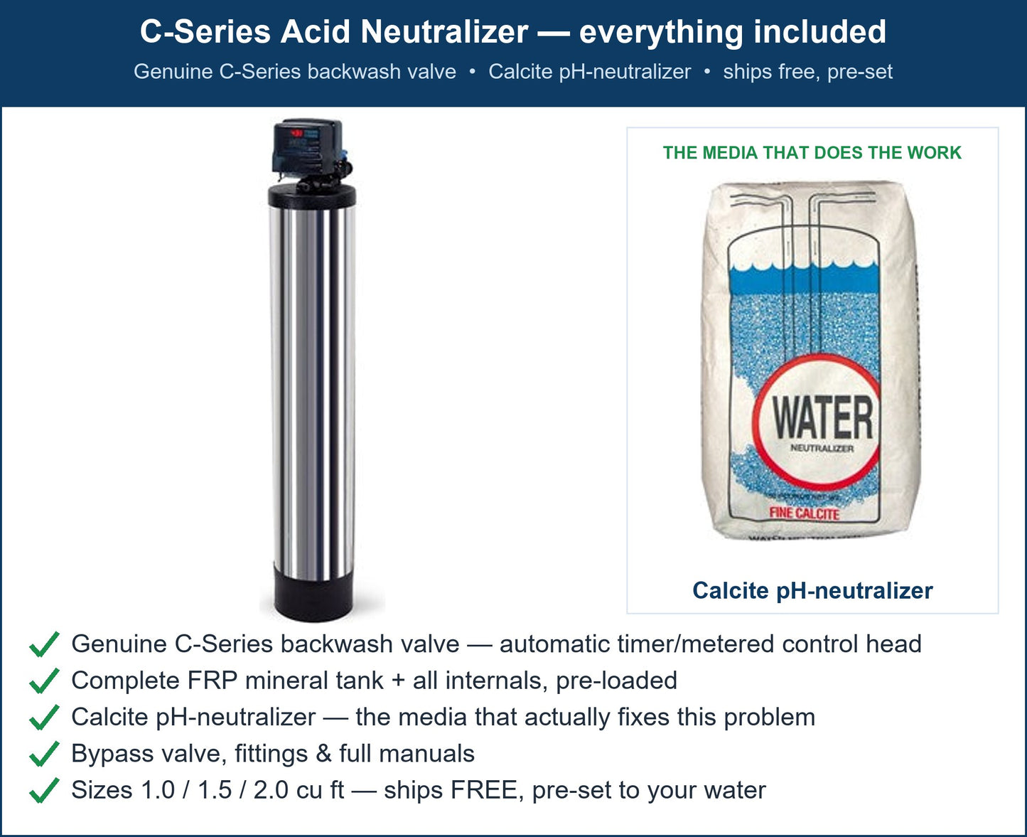 C-Series Blue-Green Copper Stains Filter
