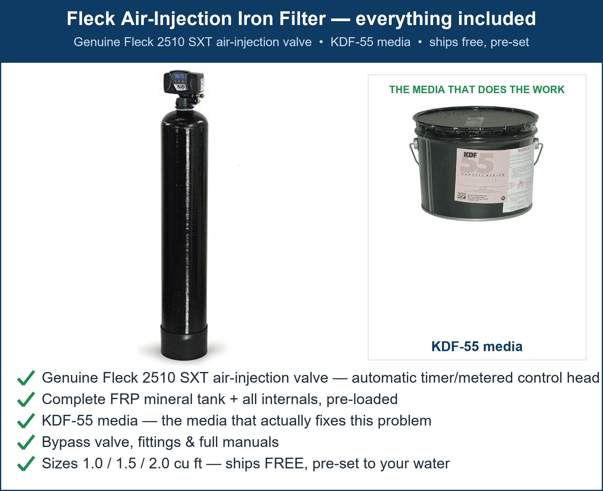 Fleck Heavy Metals Filter