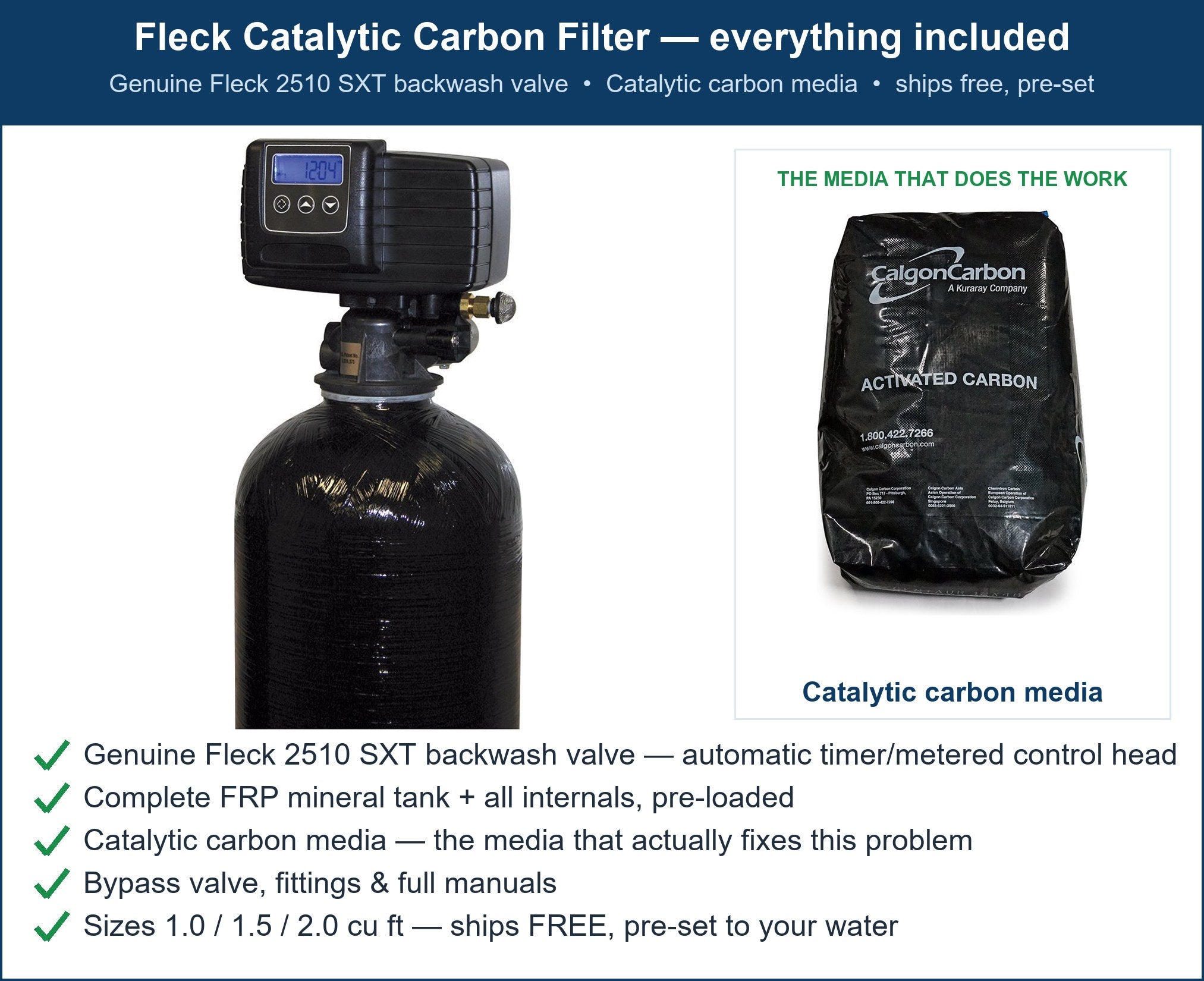 Fleck Safe Drinking Water Filter
