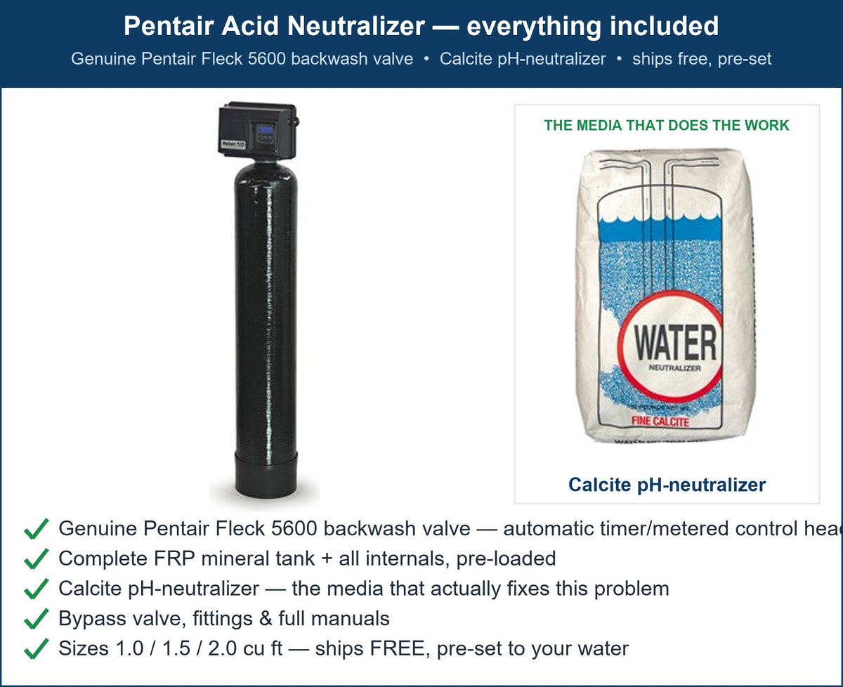 Pentair Acidic / Low-pH Water Filter