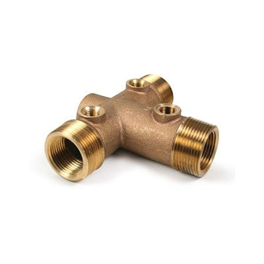 Cast Cross, 1-1/4x1x3 w/1 Drain Tap