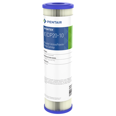 ECP20-10, Pentek Pleated Dirt Cart, 2.63 x 9-3/4, 255483-43