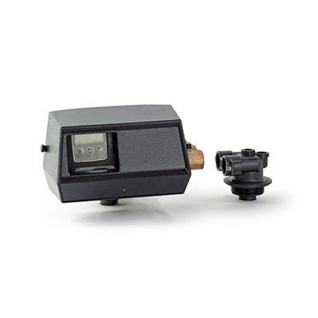 Fleck 9100 SXT water softener with 1-inch meter assembly — FL91/16M-SXT-1-0.0, Fleck 9100 SXT w/ 1" Meter Assembly, 910006-007