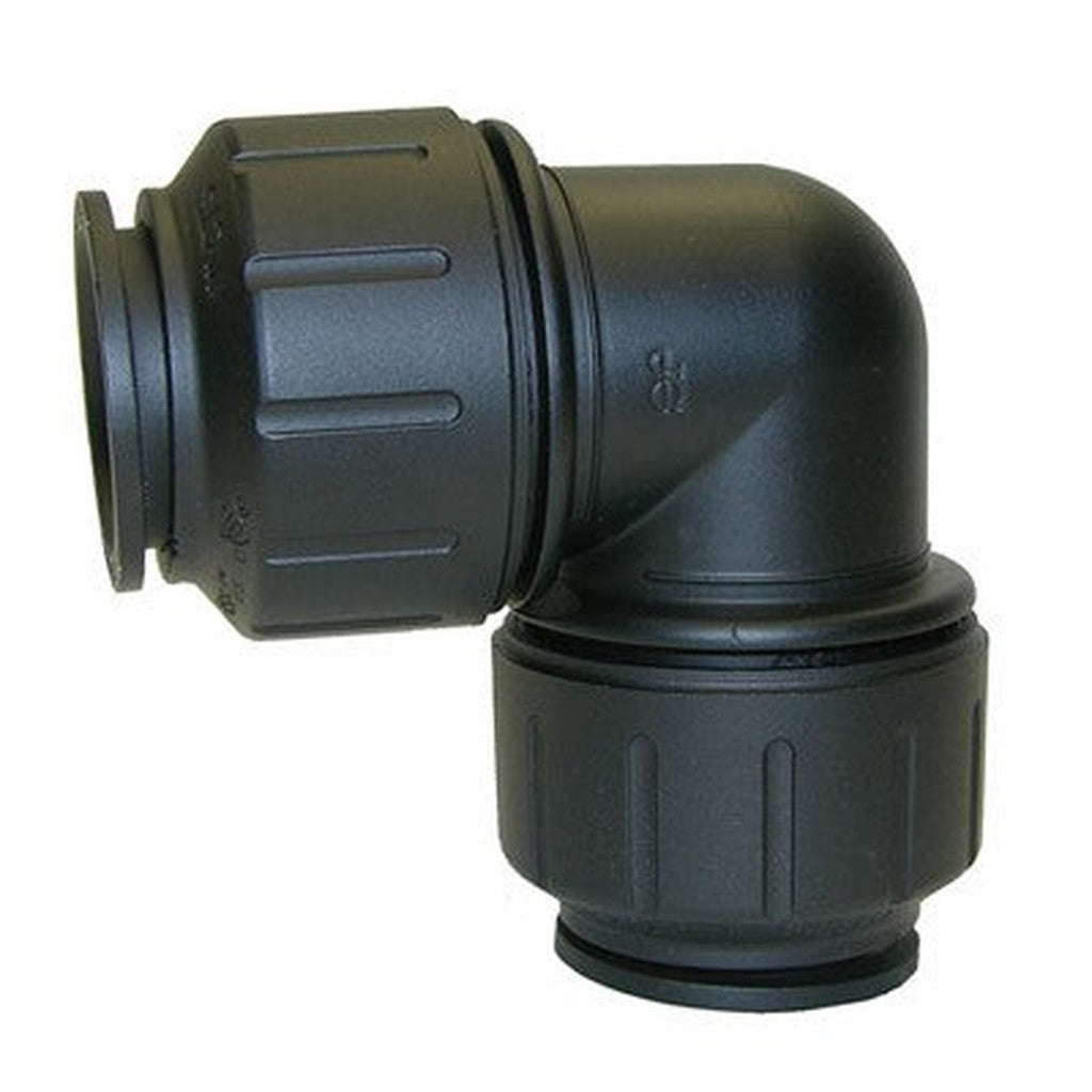 União Cotovelo John Guest Preto 3/4" CTS