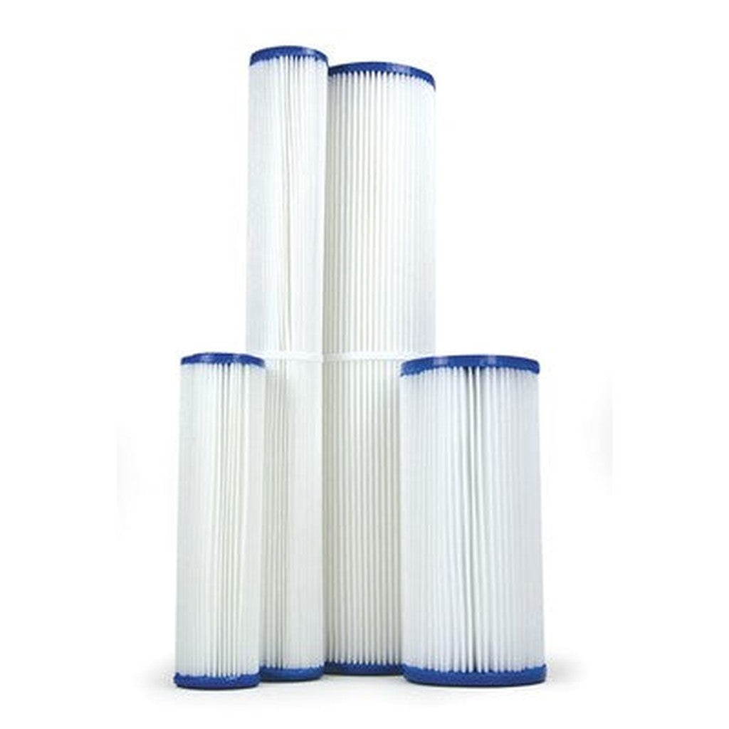 Nelsen 9-3/4 inch 50 micron pleated dirt filter cartridge — NPF-BB-10-50, Nelsen Dirt Cart, 9-3/4 50mic Pltd, Bb, 57-202761-C