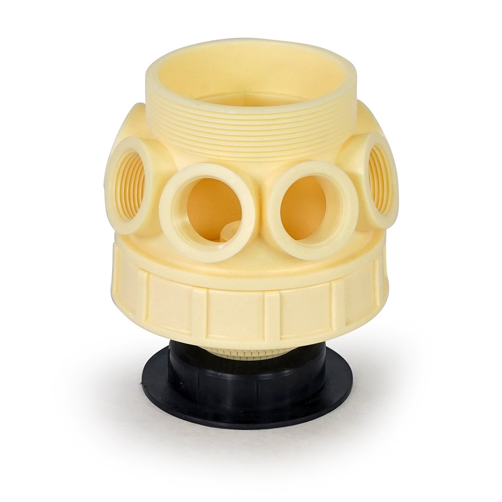 PLMSO8, MSO8 Hub Asy w/4" Closure, Screen & Cup, MSO8