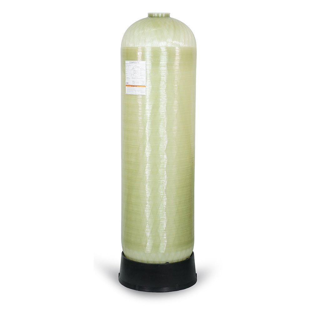18x65 inch blue polyglass mineral tank with 4-inch top — PT1865-B-4, Min Tank, 18x65 Blue Polyglass w/4" Top, CH30948-02010201-30