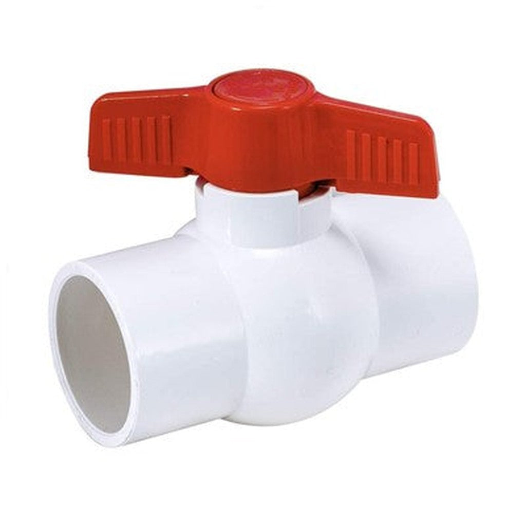 Válvula de Esfera PVC 1" S x S - Controlo Fiável de Fluxo