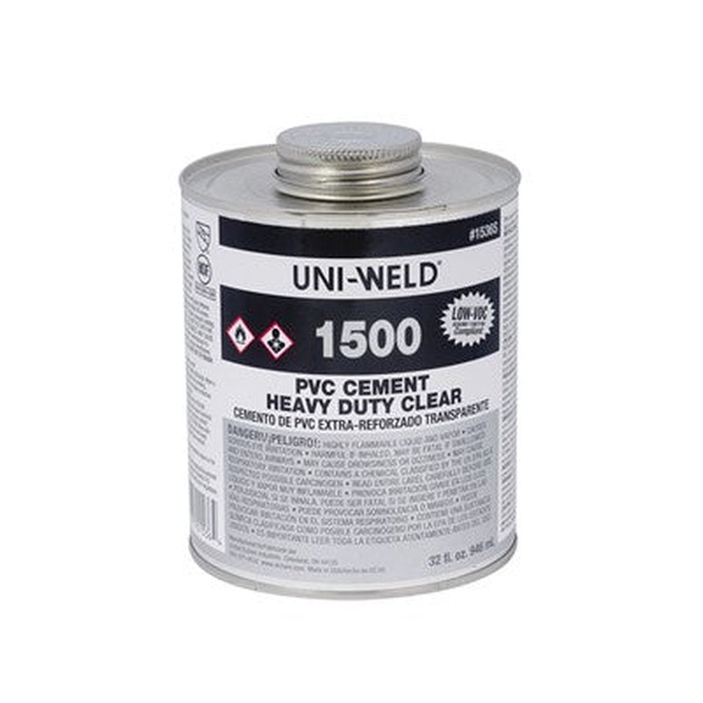 PVC Cement 32 oz. Clear Heavy Duty