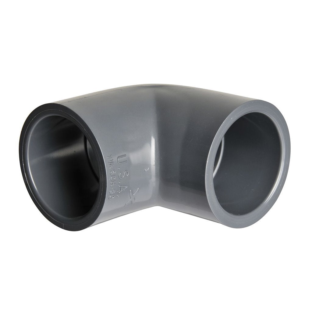 PVC05E-80S, 1/2" Slip Elbow, 806-005S