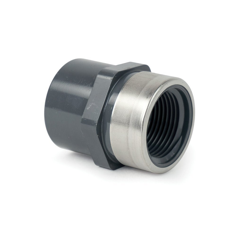 PVC10FA-80S-SR, PVC Female Adap, 1" Sch 80 Stl Rnf, 835-010SRS