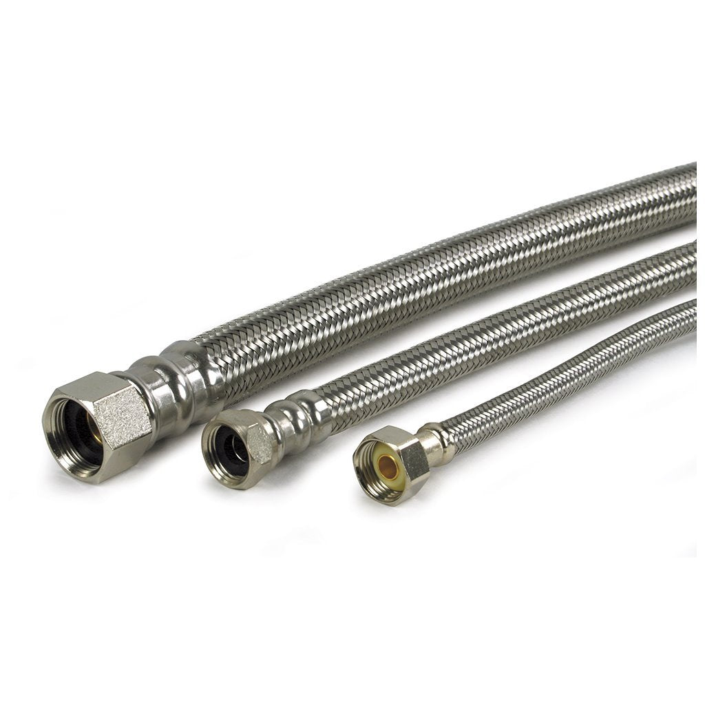 SSBH-0715-FF, 3/4" Stainless Braided Hose, 15", B00838I54E