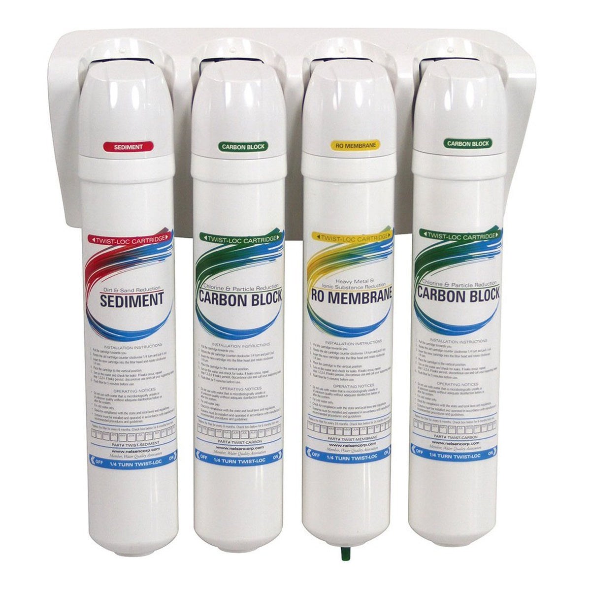Efficient Residential RO System for Cleaner, Safer Water - Quick Twist & Loc 75 GPD RO System
