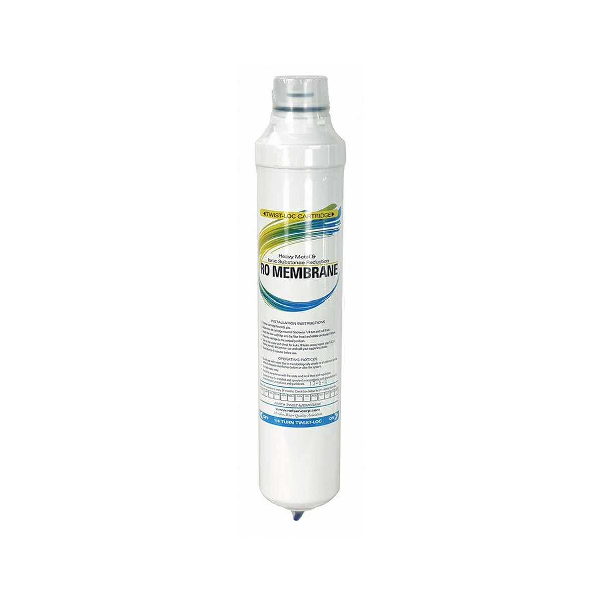 Reliable Twist-Loc Membrane for Residential RO Systems - Ensure Pure, Clean Water with 75 GPD Efficiency