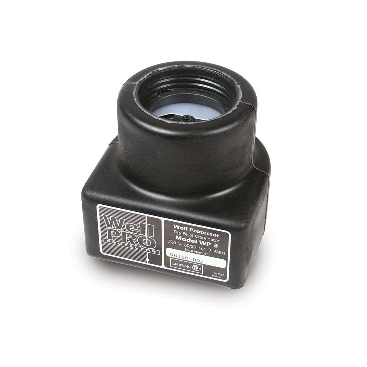 230V Dry Pellet Chlorinator for Water Treatment — WP-3, Well Pro 230v Dry Pellet Chlrntr, 1045006