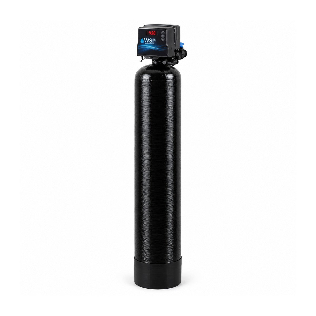 Nelsen Connected C-Series iron AIO filter system with WSP Mylar control head and one assembled 10x44 inch black polyglass tank