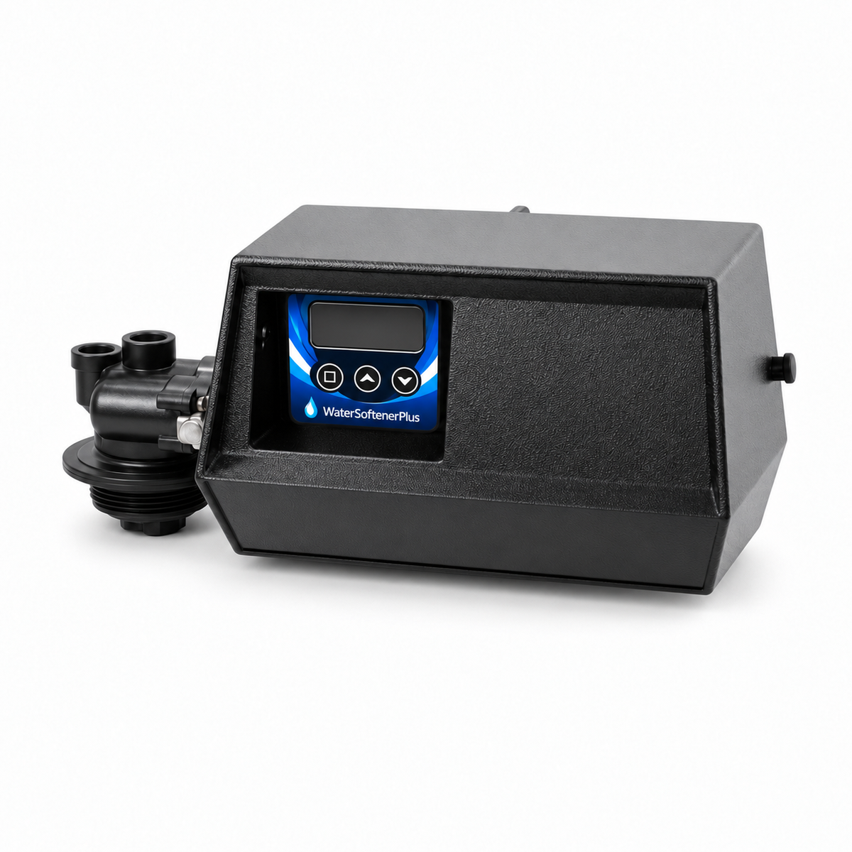 WSP Fleck 9100-2 electronic valve head, WSP Mylar on LCD face with original square and arrow controls; valve only