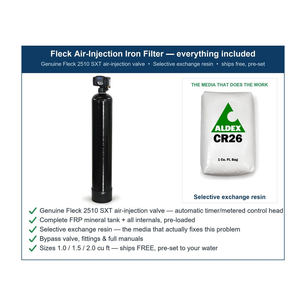 WSP Whole House Arsenic Reduction System - AS-WSPFLKARSE