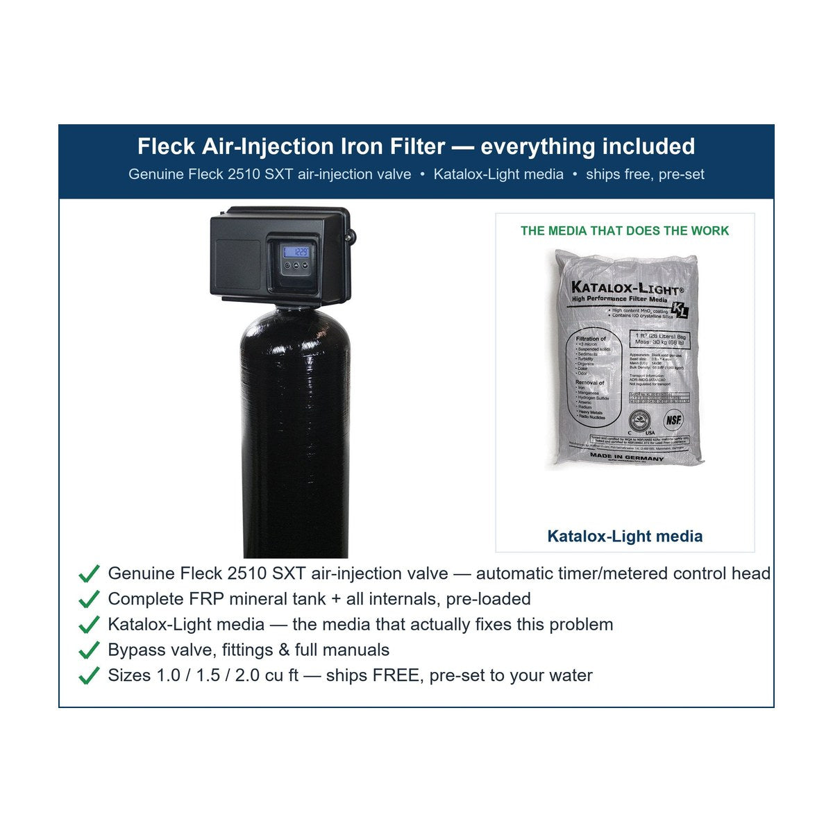 WSP Whole House Carbon Filter - Metallic-Tasting