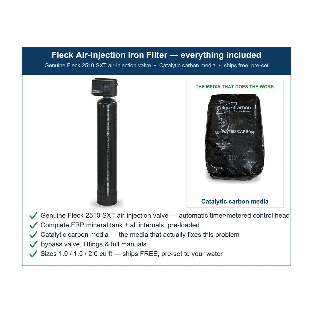 WSP Whole House Iron & Sulfur Filter - Bacteria Slime