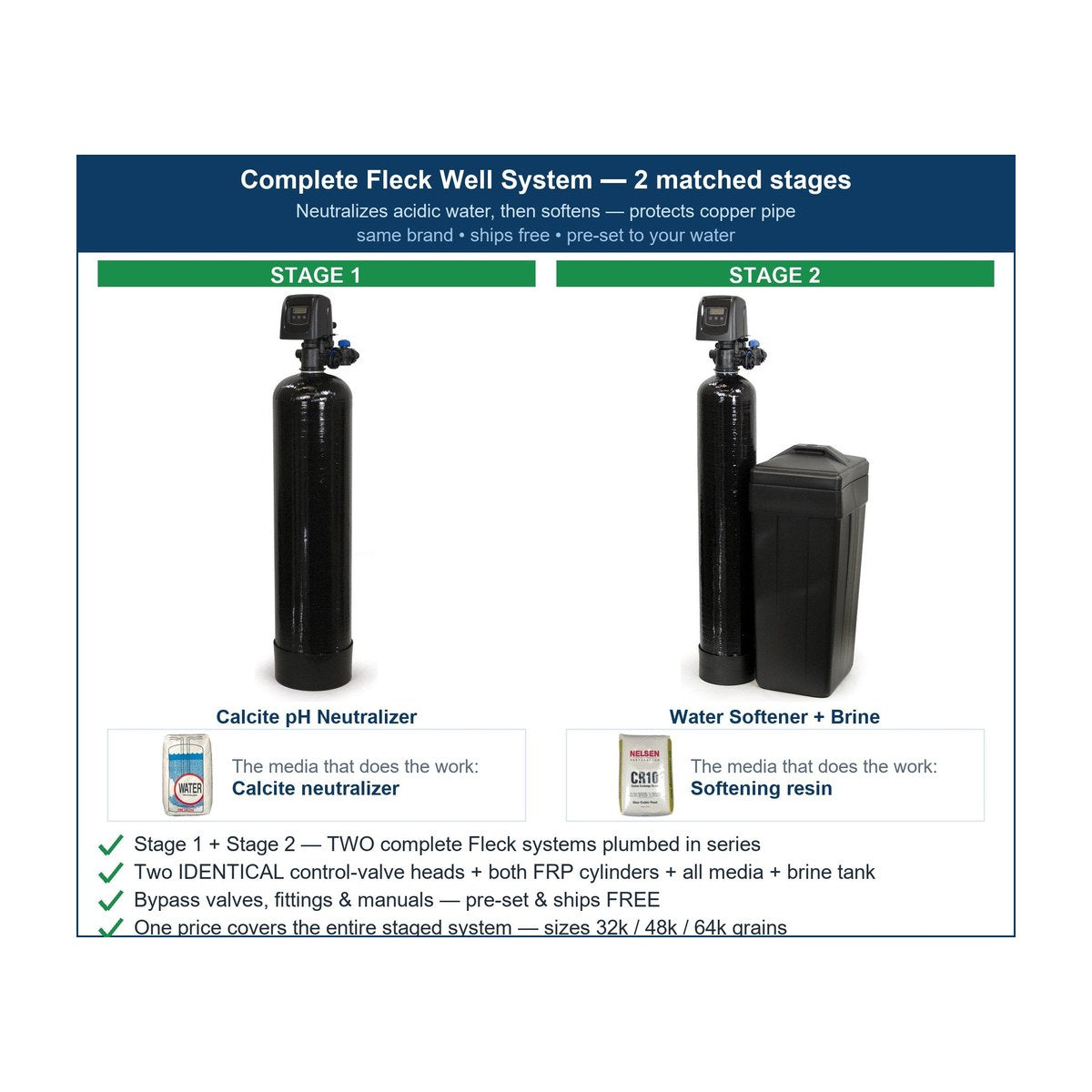 WSP Whole House pH Neutralizer Filter - Well Water