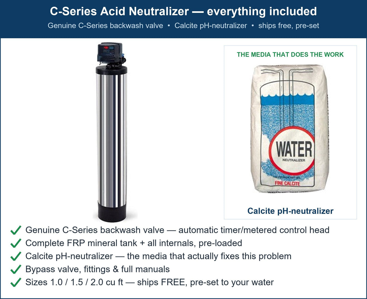 C-Series Acidic / Low-pH Water Filter
