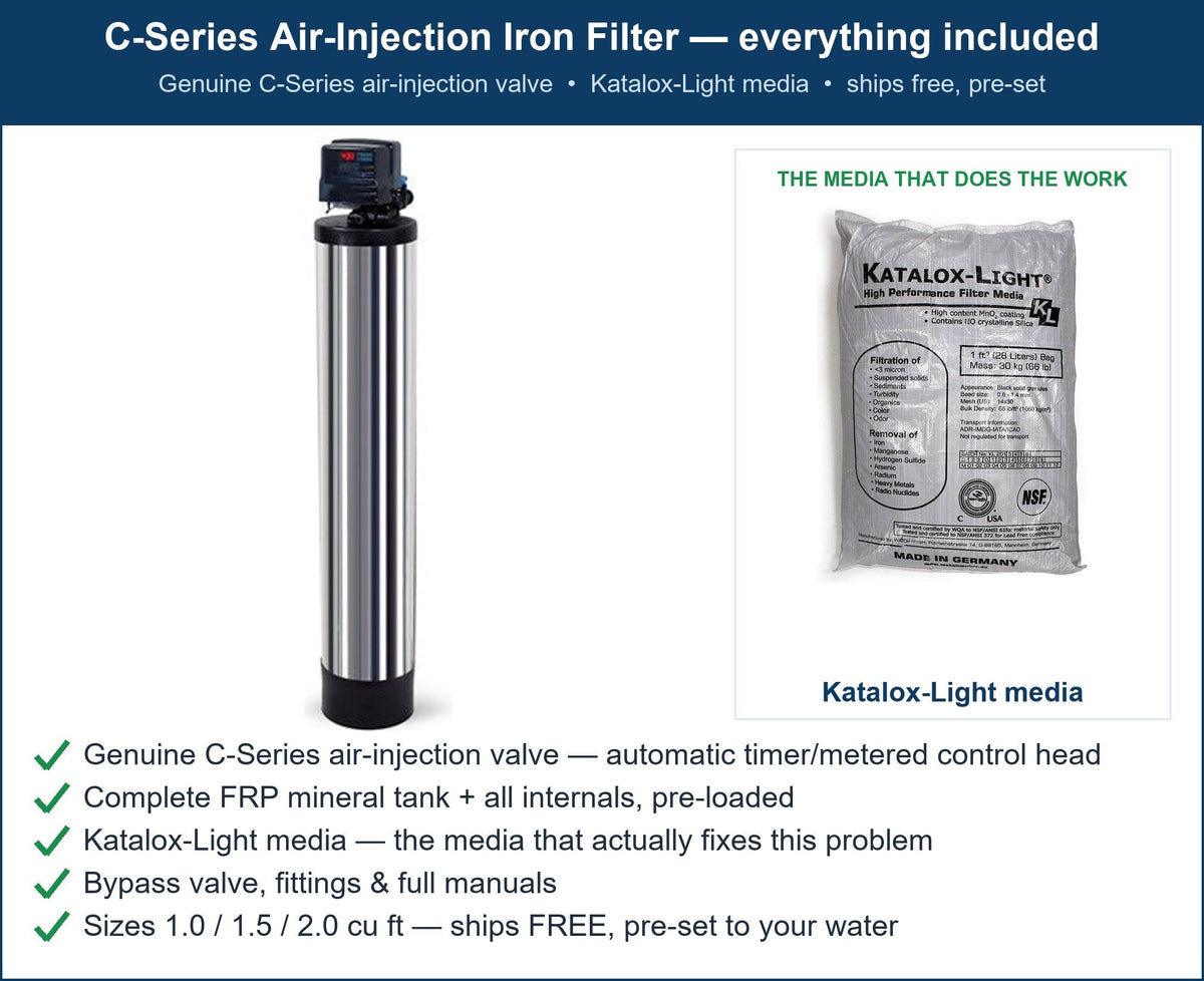 C-Series Orange Iron & Rust Stains Filter