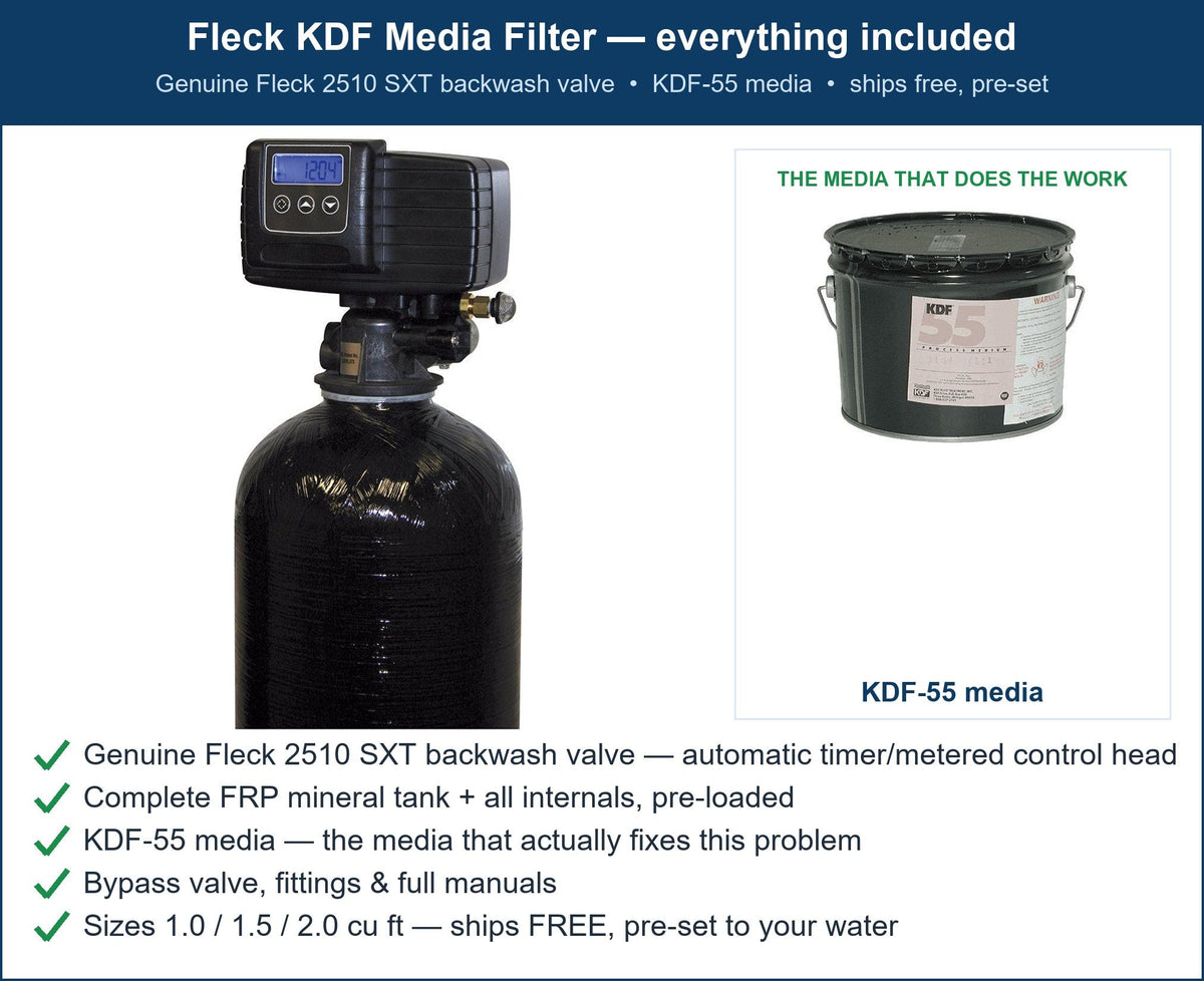 Fleck Bacteria & Coliform (Well) Filter