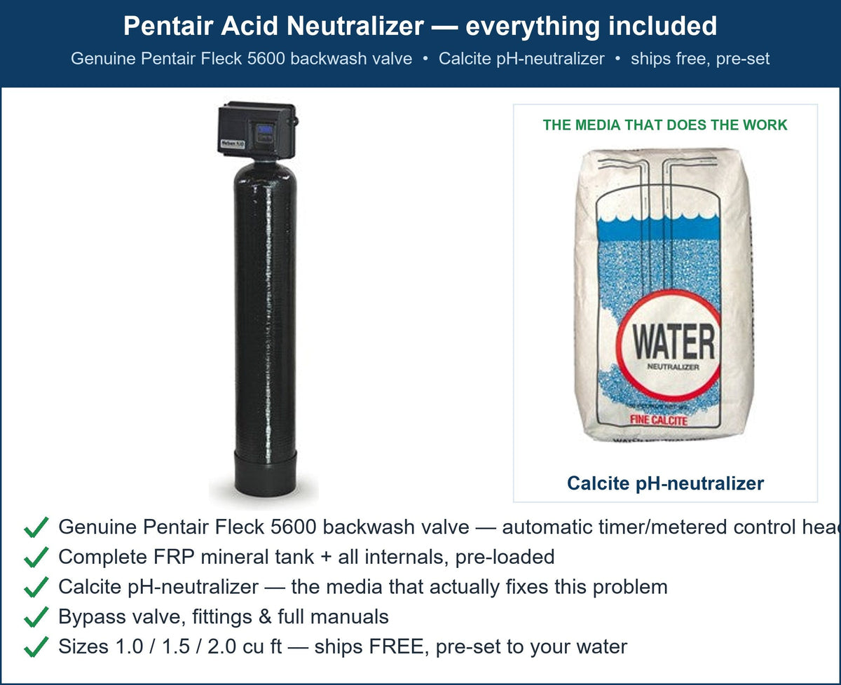 Pentair Acidic / Low-pH Water Filter