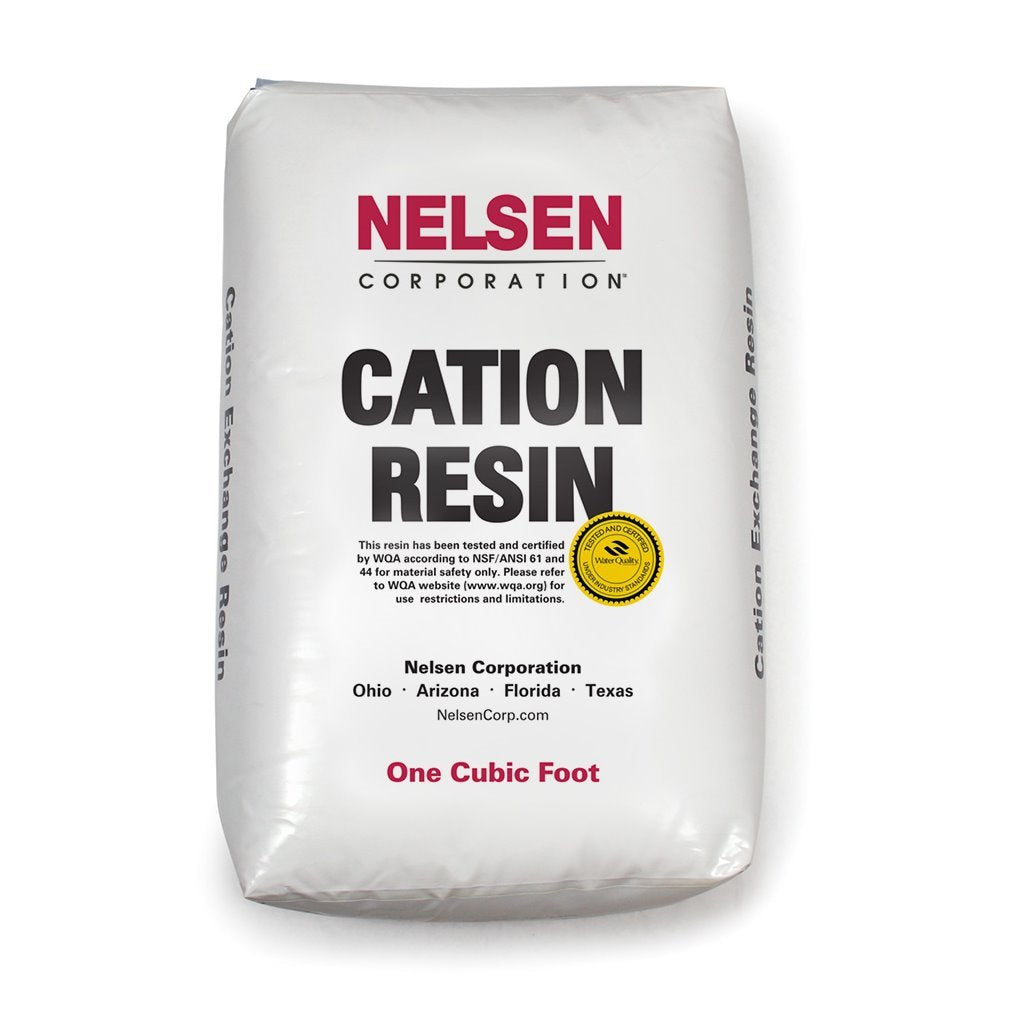 CATION RESIN, Cation Resin, 8%, Gold, 1 Cu Ft Bag, CA-10