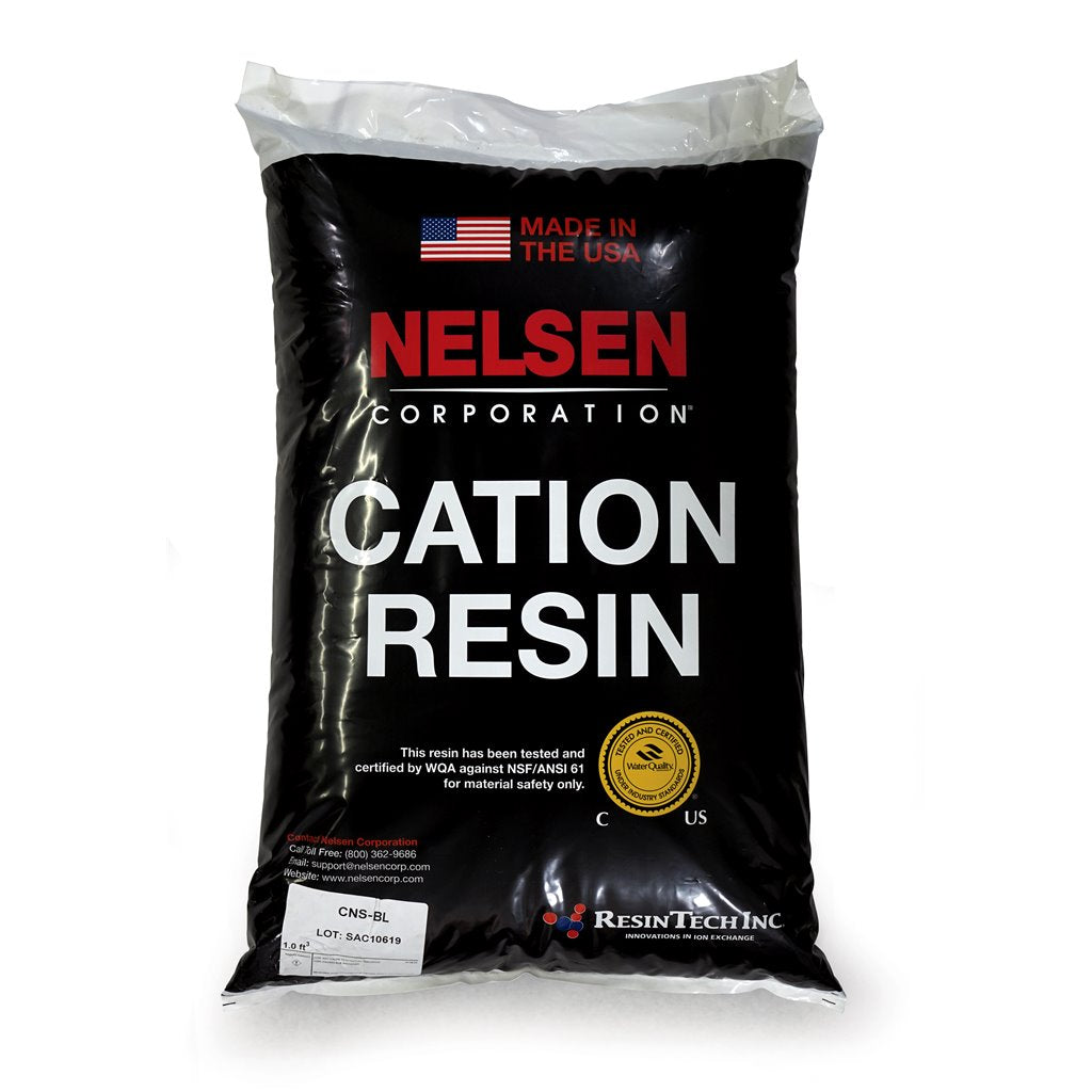 Cation resin 1 cubic foot for water treatment — CNS-BL, ResinTech Cation Resin, 1 CF, CNS 1CFB