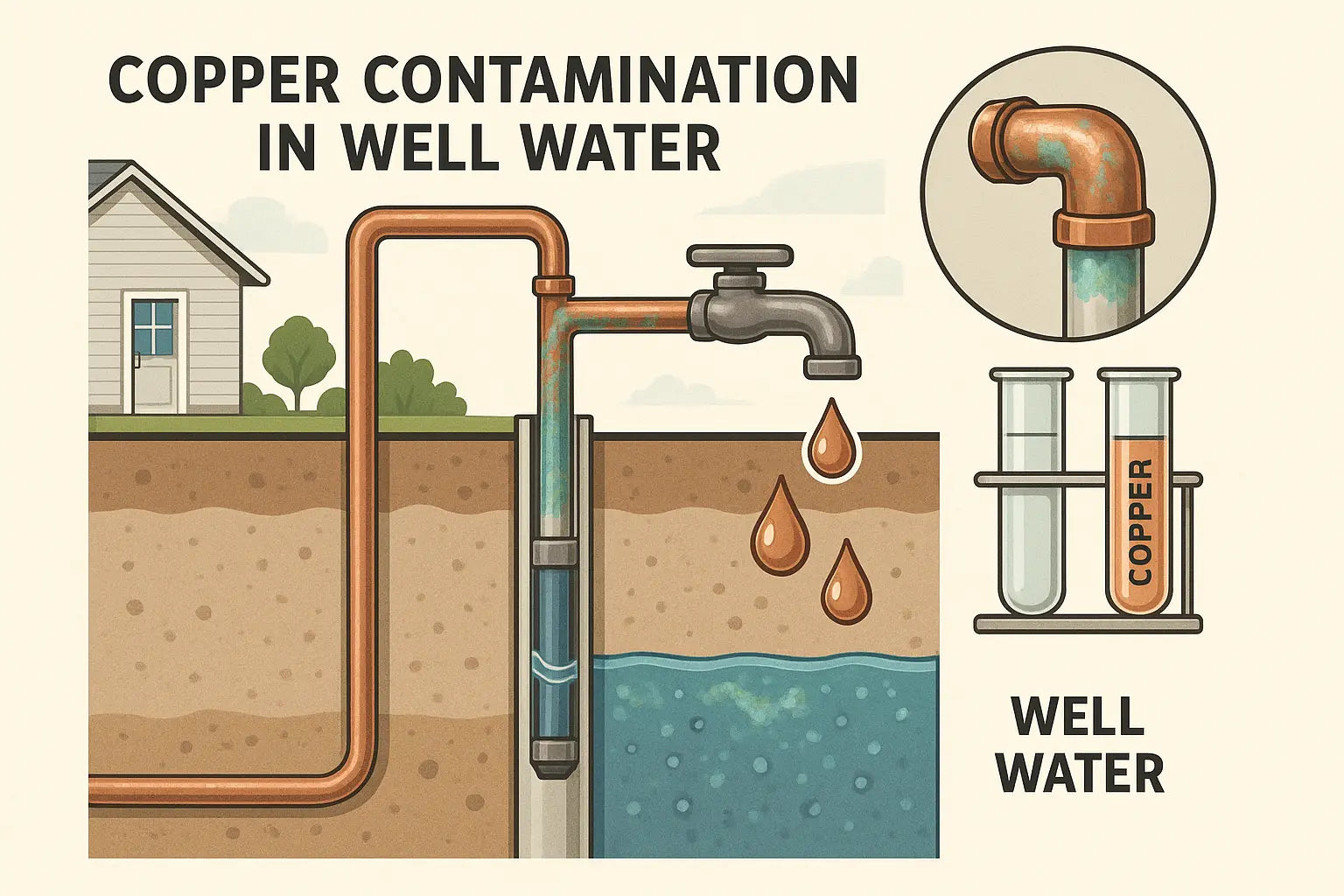 Copper-Contamination-in-Well-Water-Common-Causes-and-Solutions Water Softener Plus