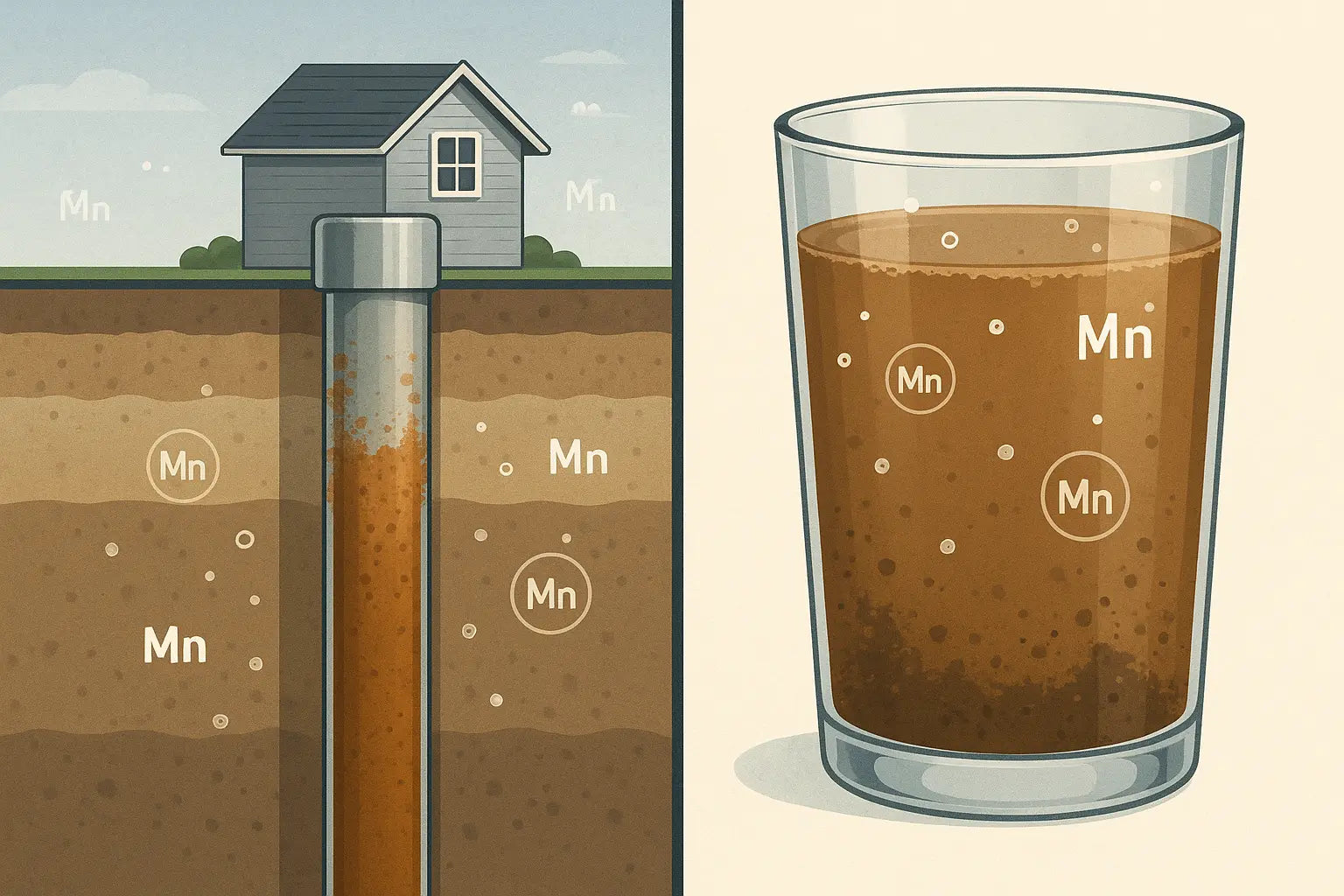 Maganese-Contamination-in-Well-Water-A-Step-by-Step-Homeowner-Guide Water Softener Plus