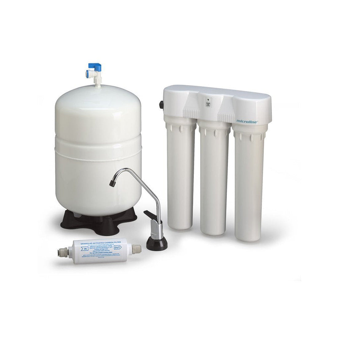 50 GPD Microline Residential RO System with Flexcon Tank — TFC-35A, Microline RO 50gpd w/TFC, Flexcon Tank, TFC35ANGNM