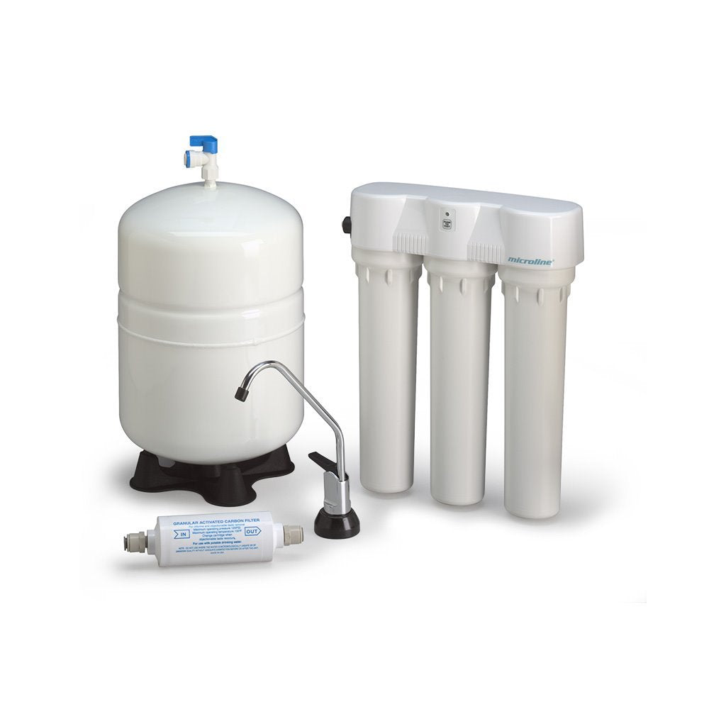50 GPD Microline Residential RO System with Flexcon Tank — TFC-35A, Microline RO 50gpd w/TFC, Flexcon Tank, TFC35ANGNM