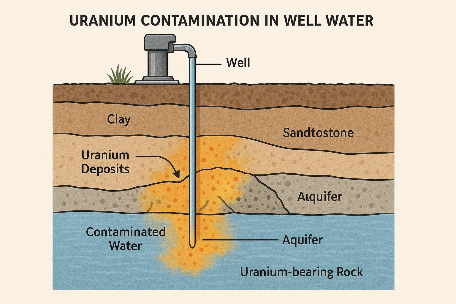 Uranium-Contamination-in-Well-Water-Natural-Sources-Explained Water Softener Plus