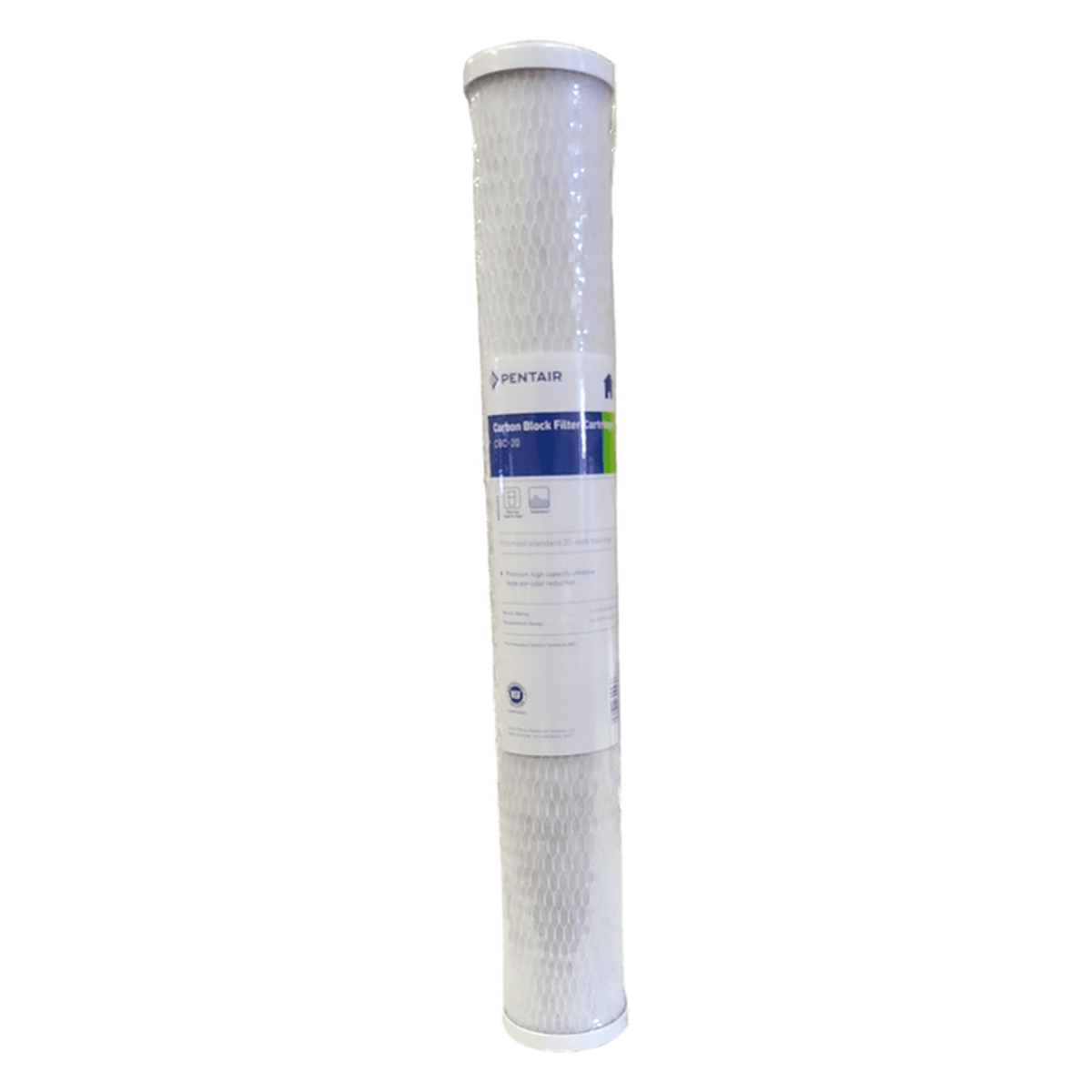 20-inch Pentek Micro Carbon Block Filter Cartridge — CBC-20, Pentek 20" Micro Carbon Block, 155309-43