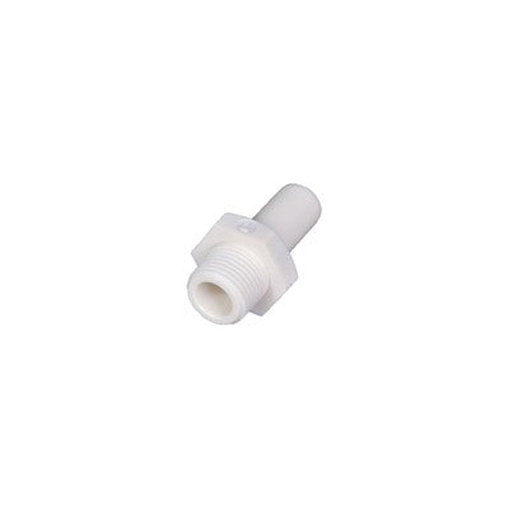 Adaptador Parker 3/8 Stem para 3/8 MNPT em POM