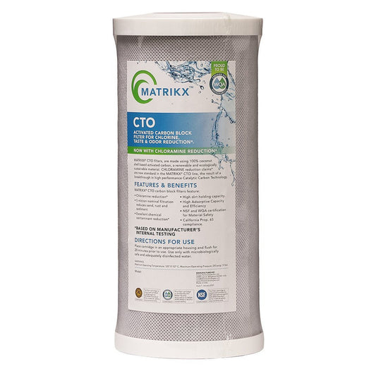 High-Performance MATRIKX� CTO Filter Cartridge for Cleaner, Better-Tasting Water