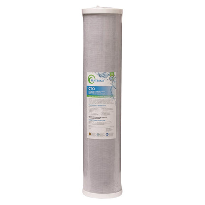 Premium MATRIKX� CTO Filter Cartridge for Cleaner, Safer Water Filtration