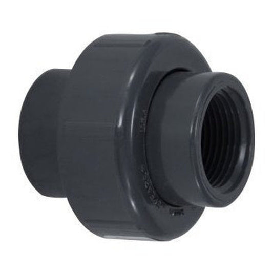 3/4" PVC True Union SXS Valve — PVC07U-80S, 3/4" True Union SXS, 3857S507