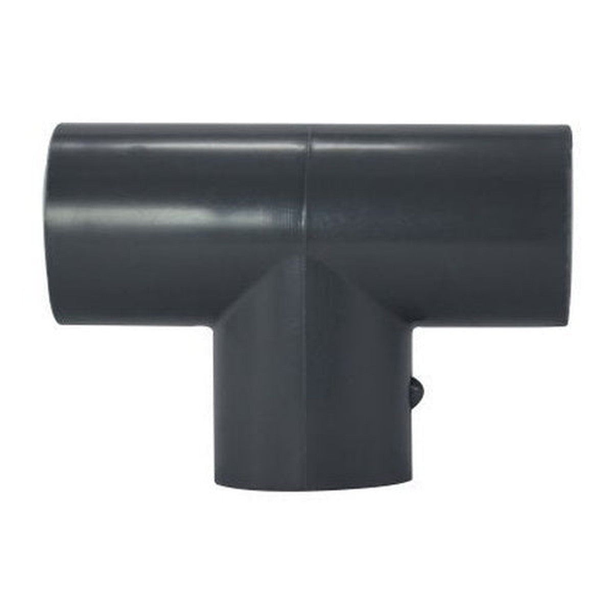 1 inch Schedule 80 PVC Tee fitting with socket connections — PVC10T-80S, 1" PVC SxSxS Tee, Sch 80, 3801S010
